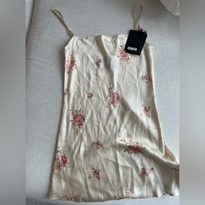 Reformation Silk Mini Dress with Tags